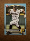 2025 Bowman Konnor Griffin Sky Blue /499 Prospect Rookie Pirates