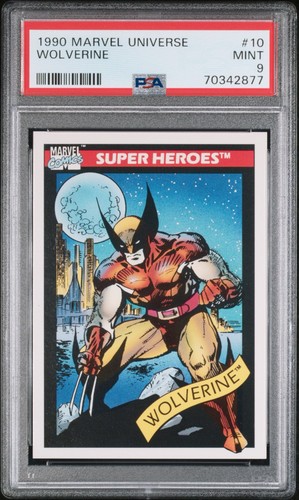 Wolverine #10 Marvel 1990 Universe card
