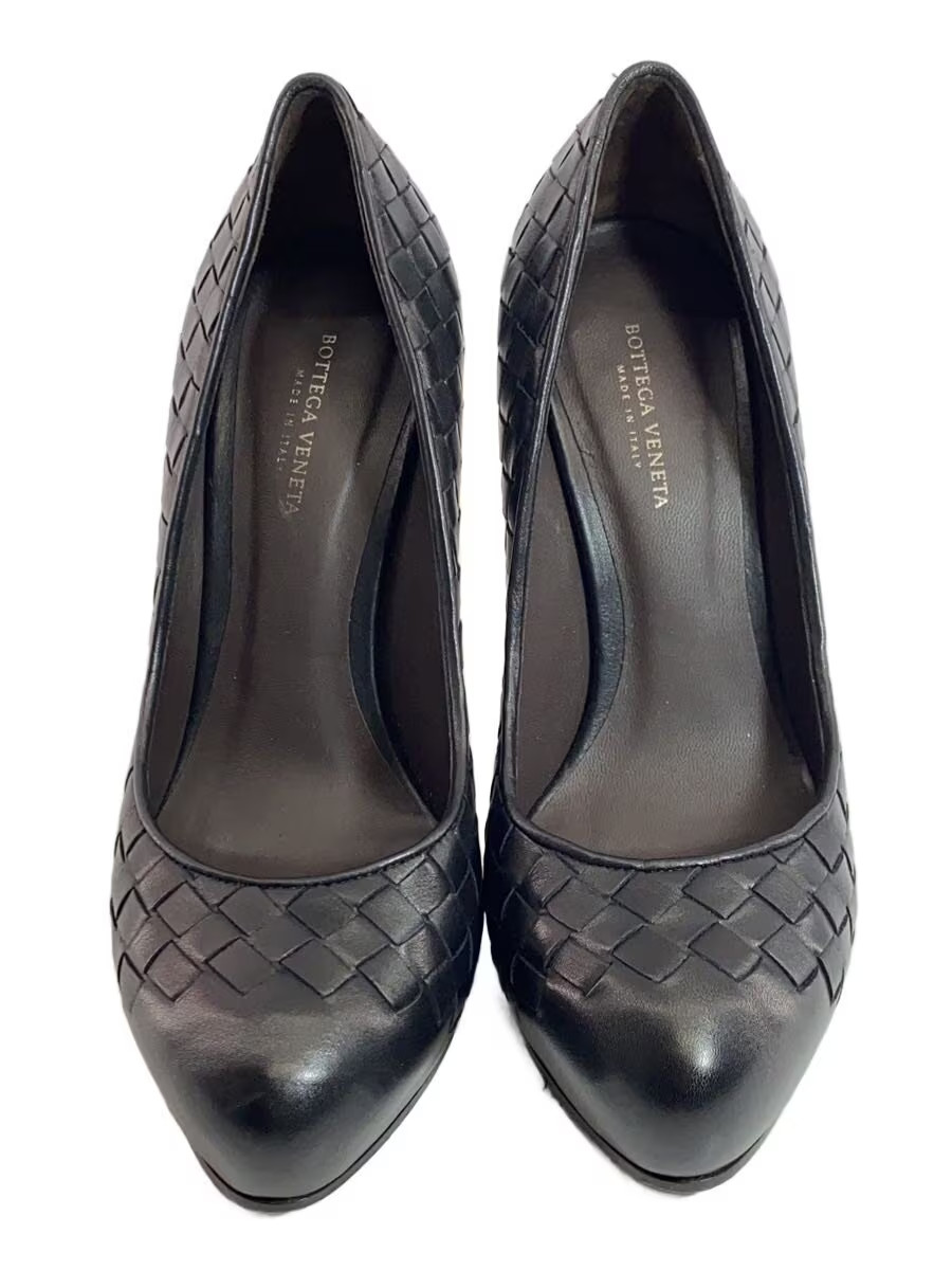 Bottega Veneta Pumps 34.5 Blk Intrecciato Leather JnY73 thumbnail 6
