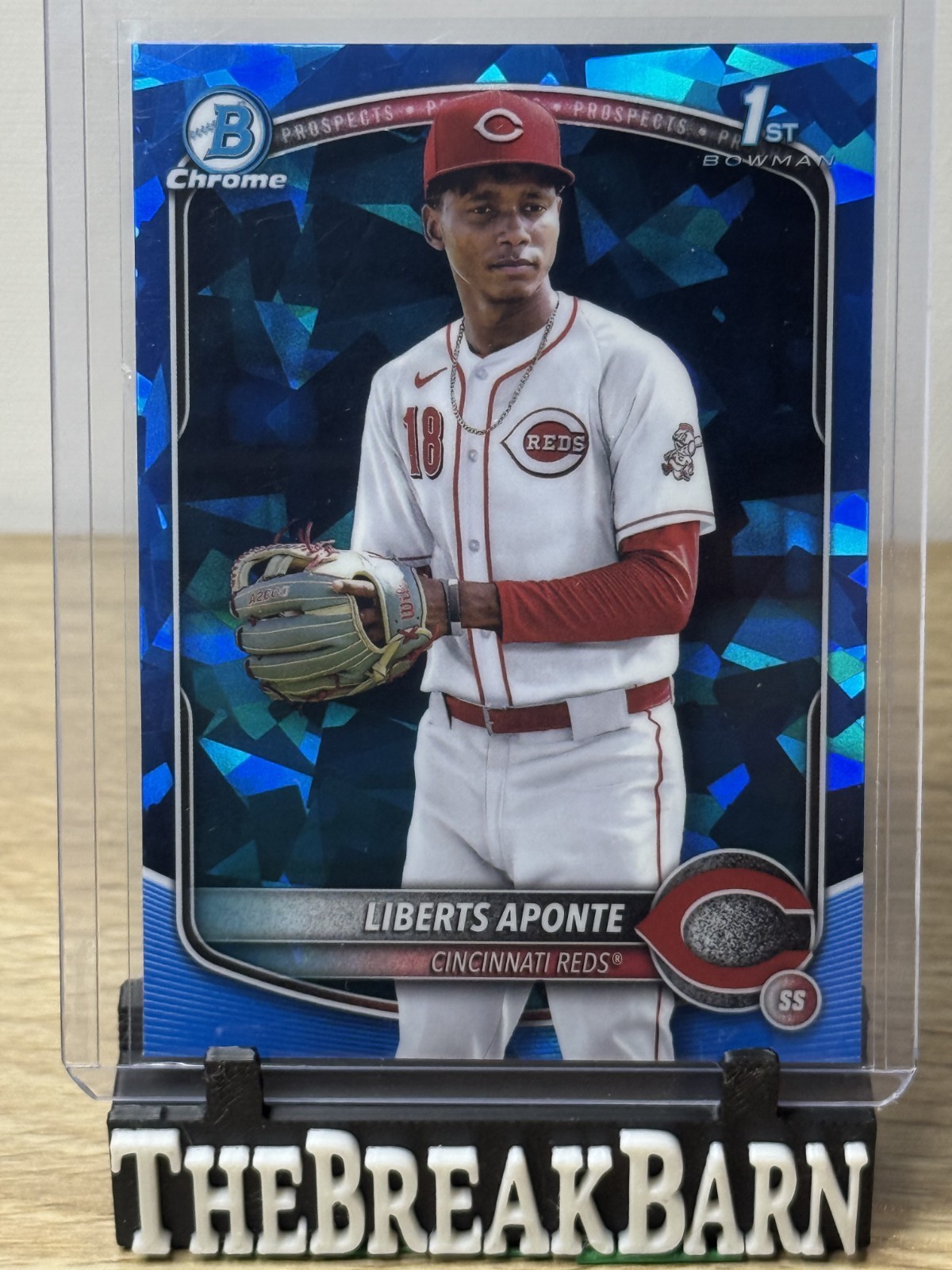 2025 Bowman Chrome Sapphire - Liberts Aponte 1st REDS