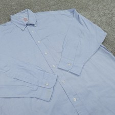 Brooks Brothers Dress Shirt Mens 17 4 Button Up Regular Fit