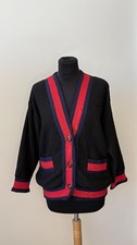 Gucci Black Tweed Cardigan