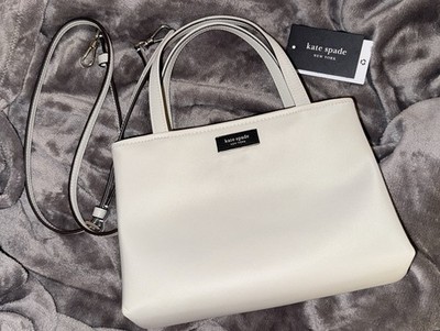 kate spade new york Beige Small Satchel Top Handle Bag w/ Detachable Strap
