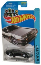 Hot Wheels HW City (2013) Silver '81 Delorean DMC-12 Car 33/250 - (Damaged Card)