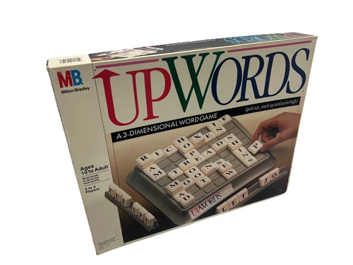 Vintage UPWords Board Game By Milton Bradley COMPLETE