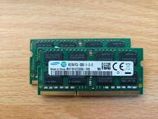 2 x Samsung PC3-12800 8GB DDR3 1600 MHz PC3-12800 DDR3 Memory M471B1G73DB0YK0 