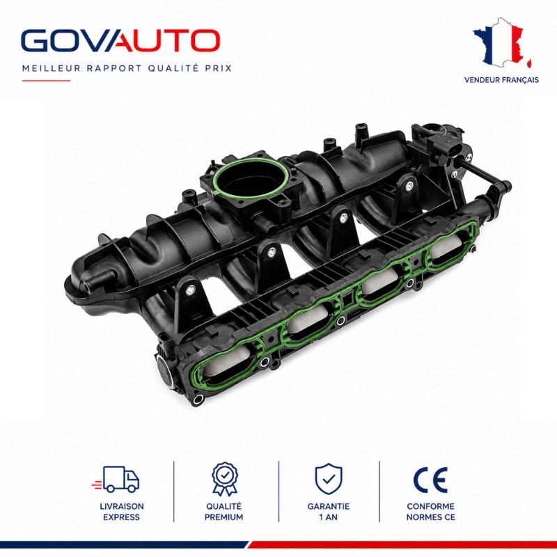 Collecteur d'admission à volets fluides pour Seat et Audi 1.8