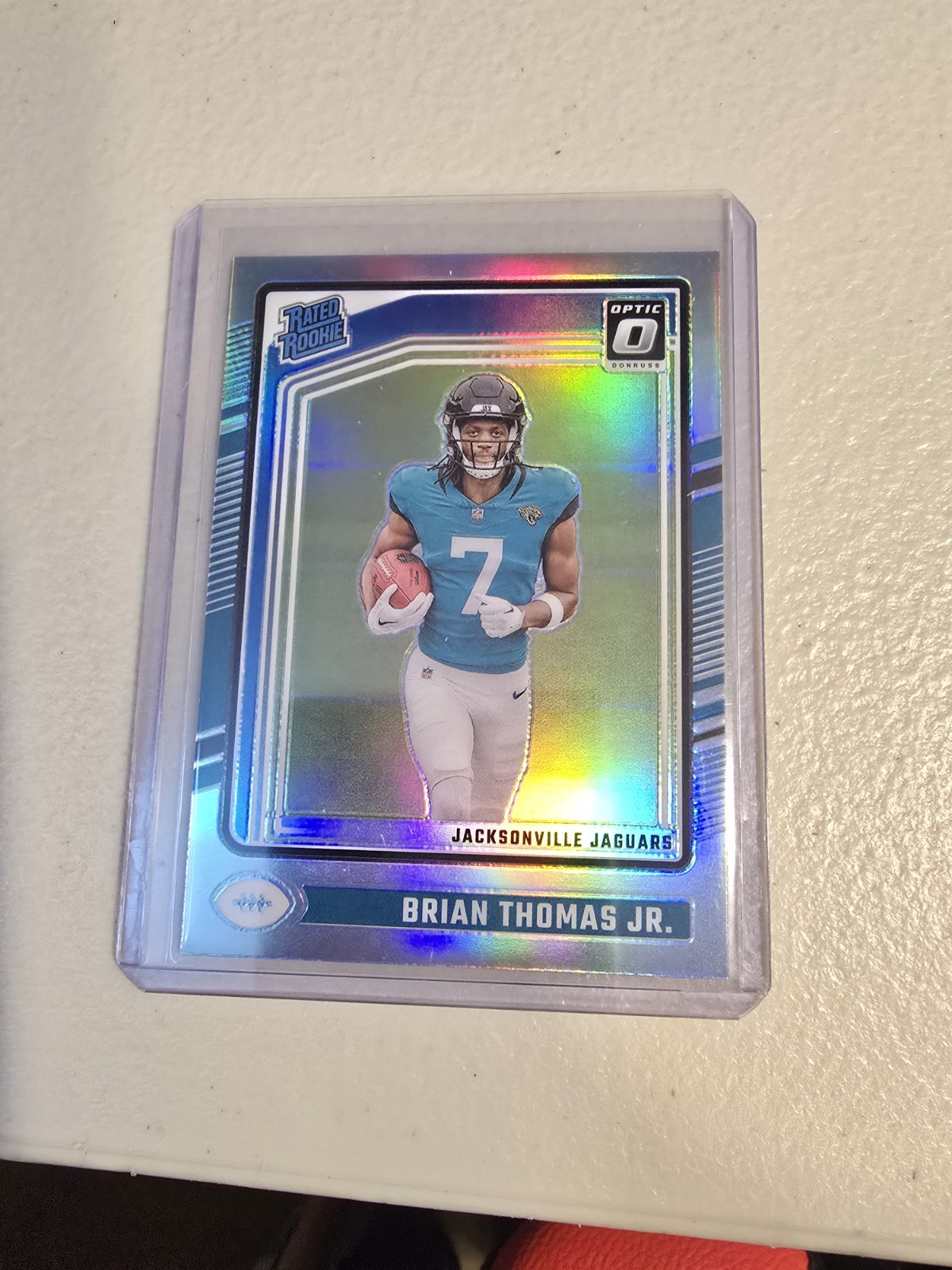 2024 Panini Donruss - Rated Rookie Brian Thomas Jr. #313 Optic Preview Holo...
