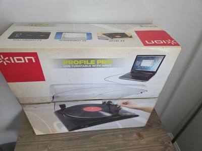 ION Profile Pro USB Turntable Record Player Vinyl to MP3