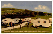 A Frith's Post Card of Caravan Park, Two Dales Cara-Hols, Darley Dale, Matlock.