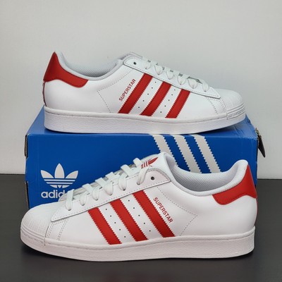 Adidas Superstar Men's Size 9 Athletic Shoes White Casual Trainers Sneakers