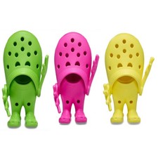 CROCS New Lil Classic Accessories 212415, GREEN/ PINK/ YELLOW, Height 12.7cm