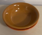 Tastefully Simple Set Of 2  Orange Gold 6.25 X 2 — photo 2