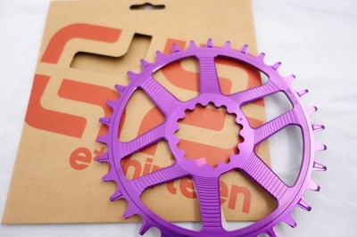 e*thirteen Helix R Guidering Direct Mount Kettenblatt 34 Zähne eggplant