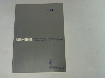 Siemens Forschungs- und Entwicklungsberichte, Band 1, 1971