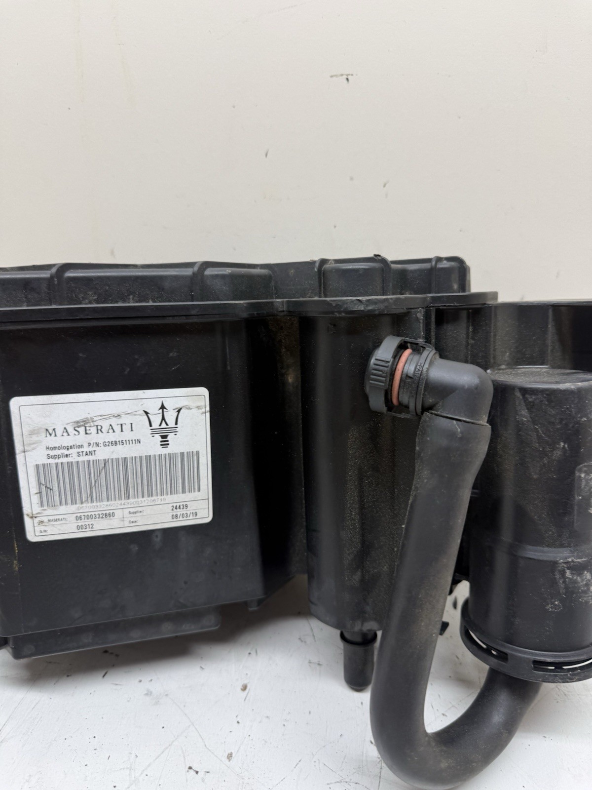 Maserati Levante 2017-2024 Evap canister Charcoal P/N 06700332860