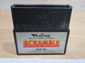 Vintage 1982 OEM Vectrex Scramble Cartridge w/ Overlay (New Remake)