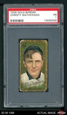 1911 T205 Christy Mathewson Giants COMMON VARIATION HOF PSA 1 - POOR
