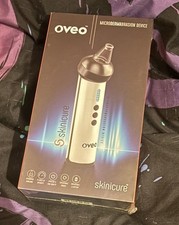 Oveo Skincure Microdermabrasion Device White 6 Levels Replaceable Probes Battery