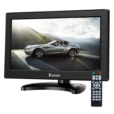 Portable 12 inch Monitor VGA BNC AV HDMI Monitor Computer PC Gaming CCTV Display