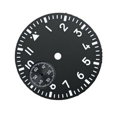 37mm Green Luminous Watch Dial Second 9 Replace For ETA 6497 ST3600 Movement G