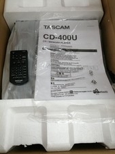 TASCAM CD-400U CD SD USB Player Bluetooth AM FM Tuner Tested Remote Rackmount