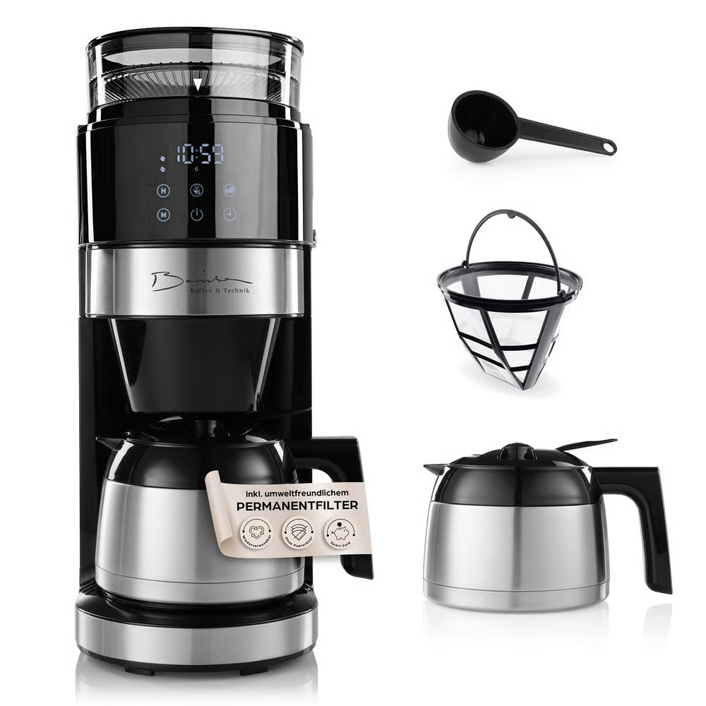 Macchina da caffè Barista con macinino e display touch