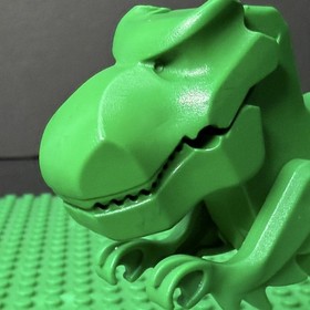 Lego Vintage Tyrannosaurus T-Rex Green Dinosaur Figure 5987, 1349, 5975