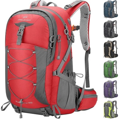 Waterproof Lightweight Hiking Backpack Ergonomic Daypack Multi Pocket Travel Bag