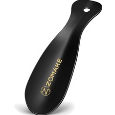 Stainless Steel Metal Shoe Horn - 7.5'' Portable Travel Helper for All Ages