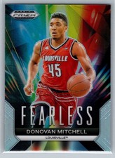 2024 Panini Prizm Draft Picks Fearless SILVER #2 Donovan Mitchell Louisville