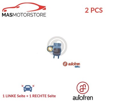 ABS SENSOR DREHZAHLFÜHLER PAAR HINTEN VORNE AUTOFREN SEINSA DS0447 2PCS I NEU