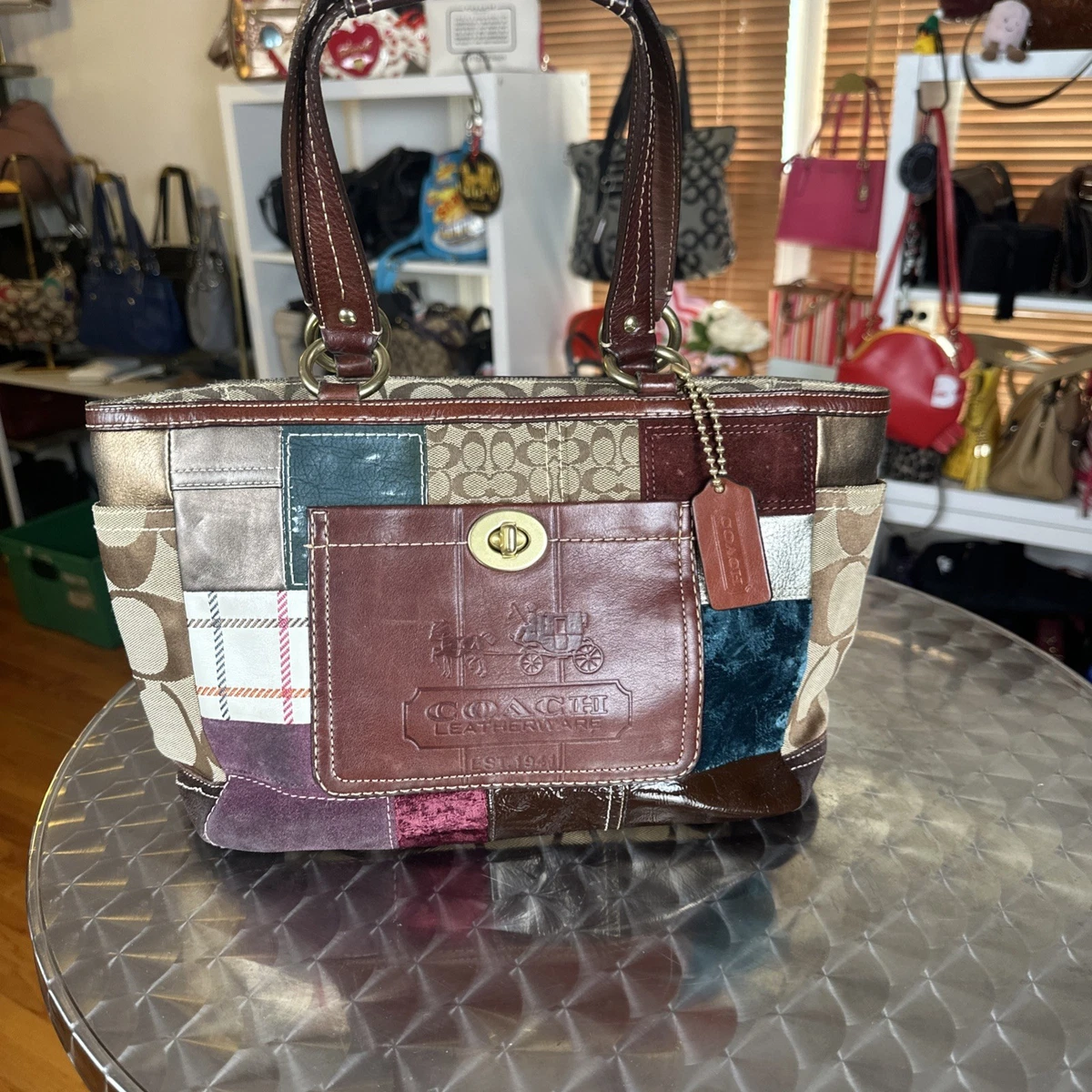 Coach Patchwork Tote Medium Bags & Handbags for Women for sale | eBay