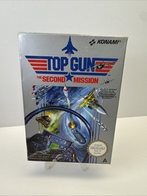 Top Gun The Second Mission NES Game Complete Boxed CIB With Manual PAL A