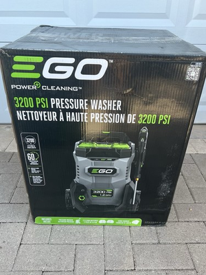 #ad NEW EGO Power 3200 PSI 1.2 GPM Pressure Washer w 2 6.0Ah Batteries amp; Charger $749.99