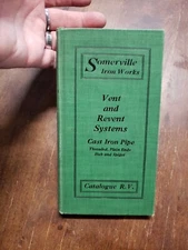 RARE 1929 Hardcover Plumbing Catalog Somerville Iron Works 199 Pages