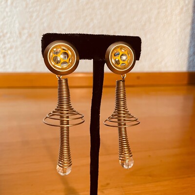 VINTAGE MODESCHMUCK - OHRCLIPS VON DANNAH GRIPOIX - NEW YORK - 90-ER JAHRE