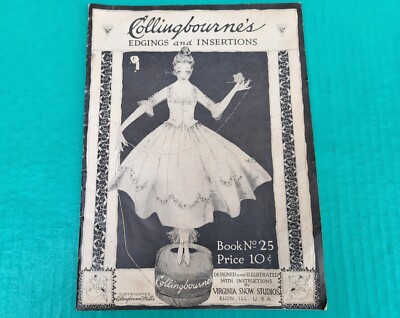 Collingbourne Mills Crochet Pattern Instruction Booklet EDGINGS & INSERTIONS