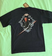 Vintage 1999 Star Wars Darth Maul  Sith Lord  Deadstock Giant T-shirt Large NWT