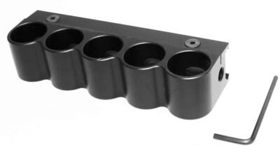 Trinity Side Weaver Mounted Shotshell Black 5 for Remington 870 12 ga aluminum.