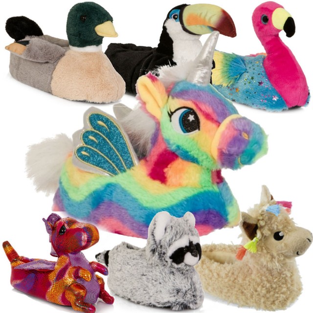 ladies animal slippers