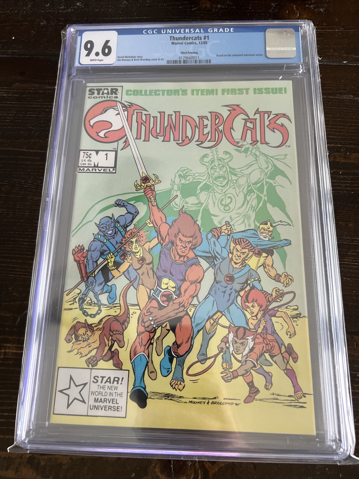 Thundercats 1 CGC 9.6 Rare Third Print High Grade eBay