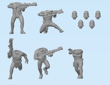 Star Wars Legions Miniatures - Republic Clone Phase 2 Assault Attack Troops P2