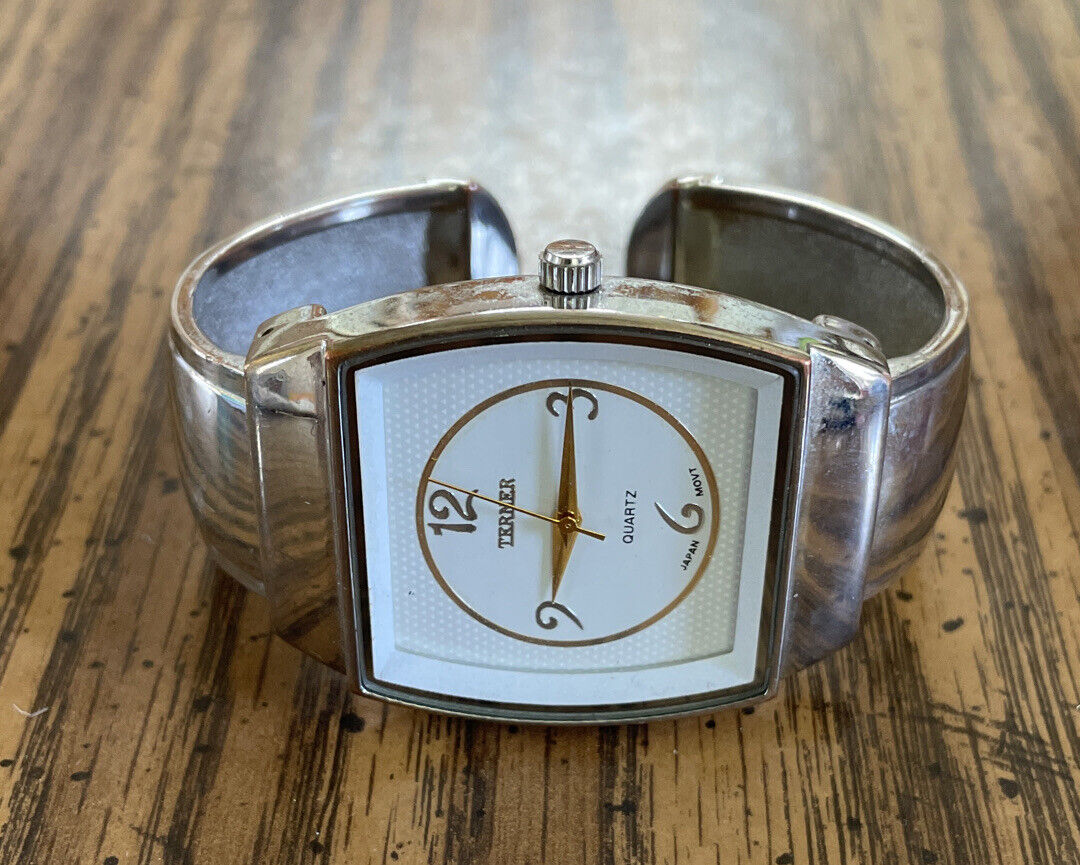 Bijoux Terner Watch Silver Tone Cuff Bracelet Nickel Free Bijoux Terner Watch Silver Tone Cuff Bracelet Nickel Free