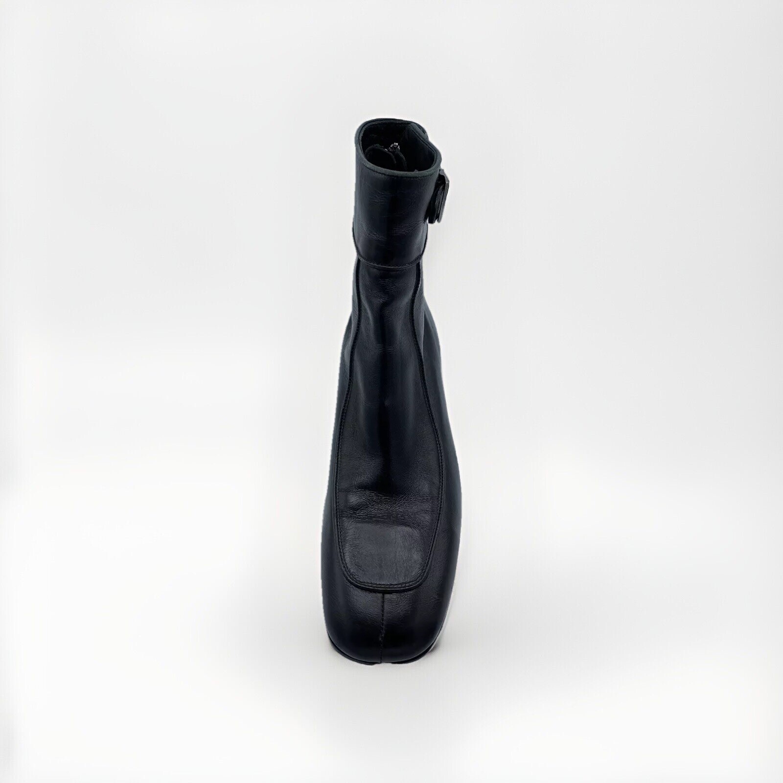 Stivali Saint Laurent neri vintage in pelle $1.200 US 10 5 EU 43 5 Made in Italy