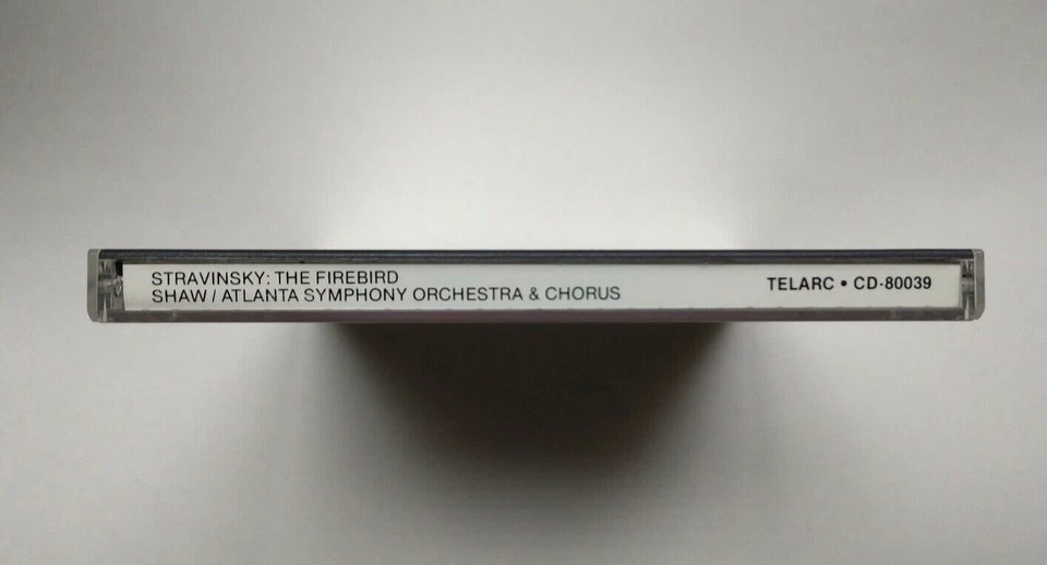 STRAVINSKY The Firebird Borodin Prince Igor CD Robert Shaw Telarc 1978 Japan Foto 3 de 4