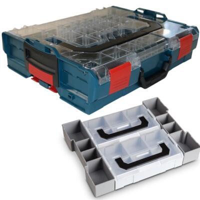 Sortimo Systemkoffer L-Boxx 102 Ozeanblau, transparenter Deckel + Mini L-Boxxen