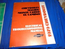 1979 chevrolet malibu el camino electrical book service manual