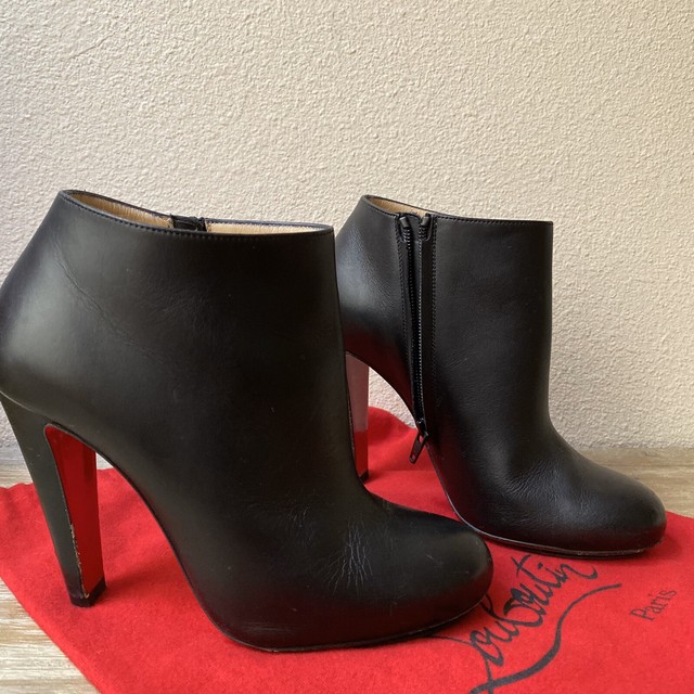 louboutin chunky boots