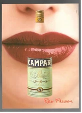 CAMPARI BITTER Advertising 2002 original 1 page RED PASSION 2